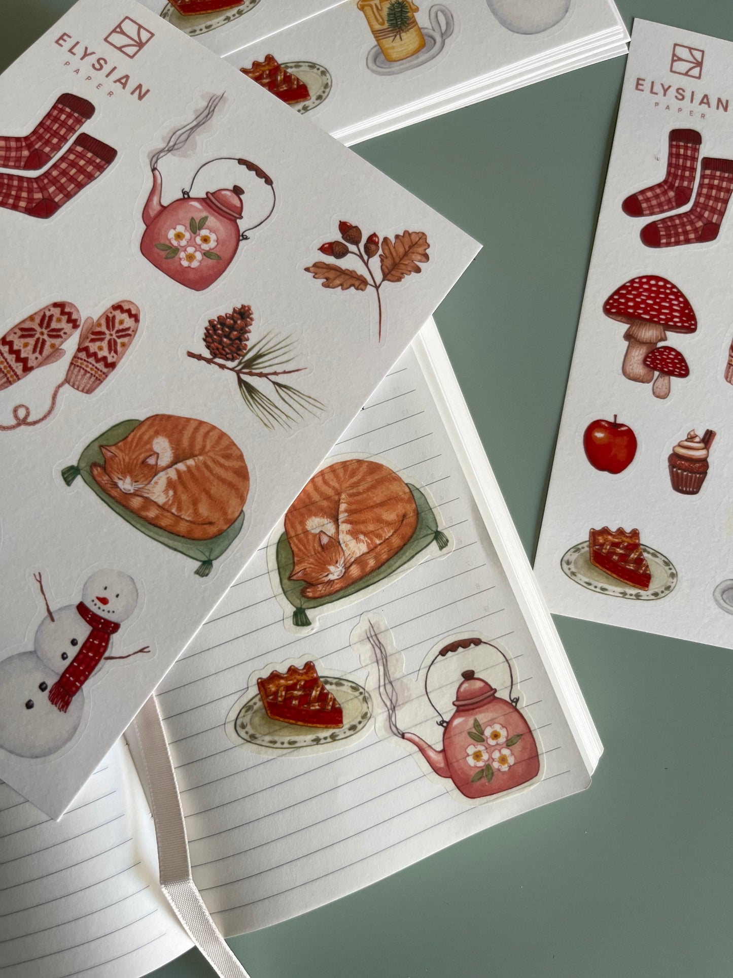 Winter Washi Sticker set