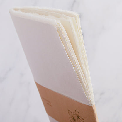 White Handmade Journal Insert