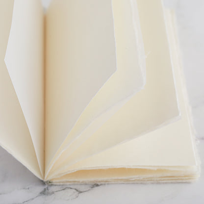 White Handmade Journal Insert